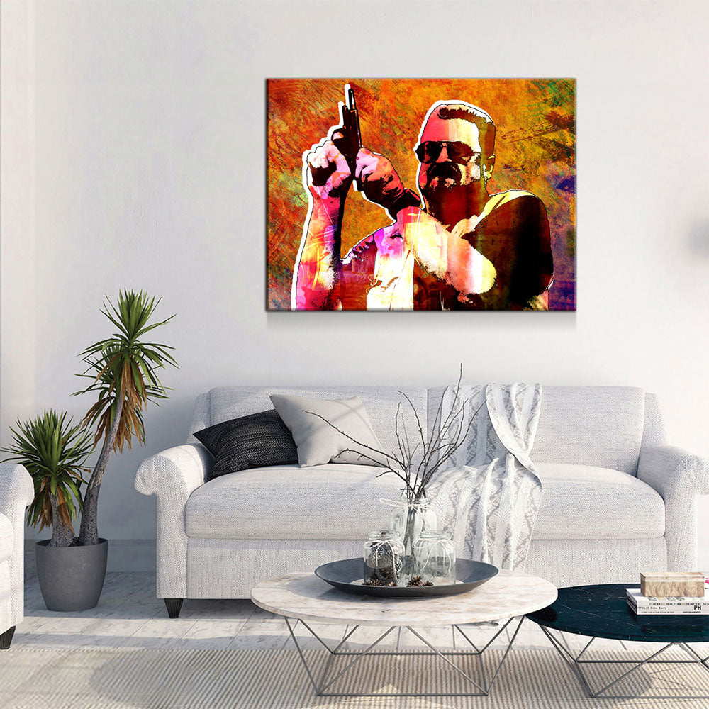 Mark It Zero, Abstract Canvas Wall Art, Walter Sobchak, The Big Lebowksi, This is not ‘Nam, this is bowling, there are rules - Royal Crown Pro
