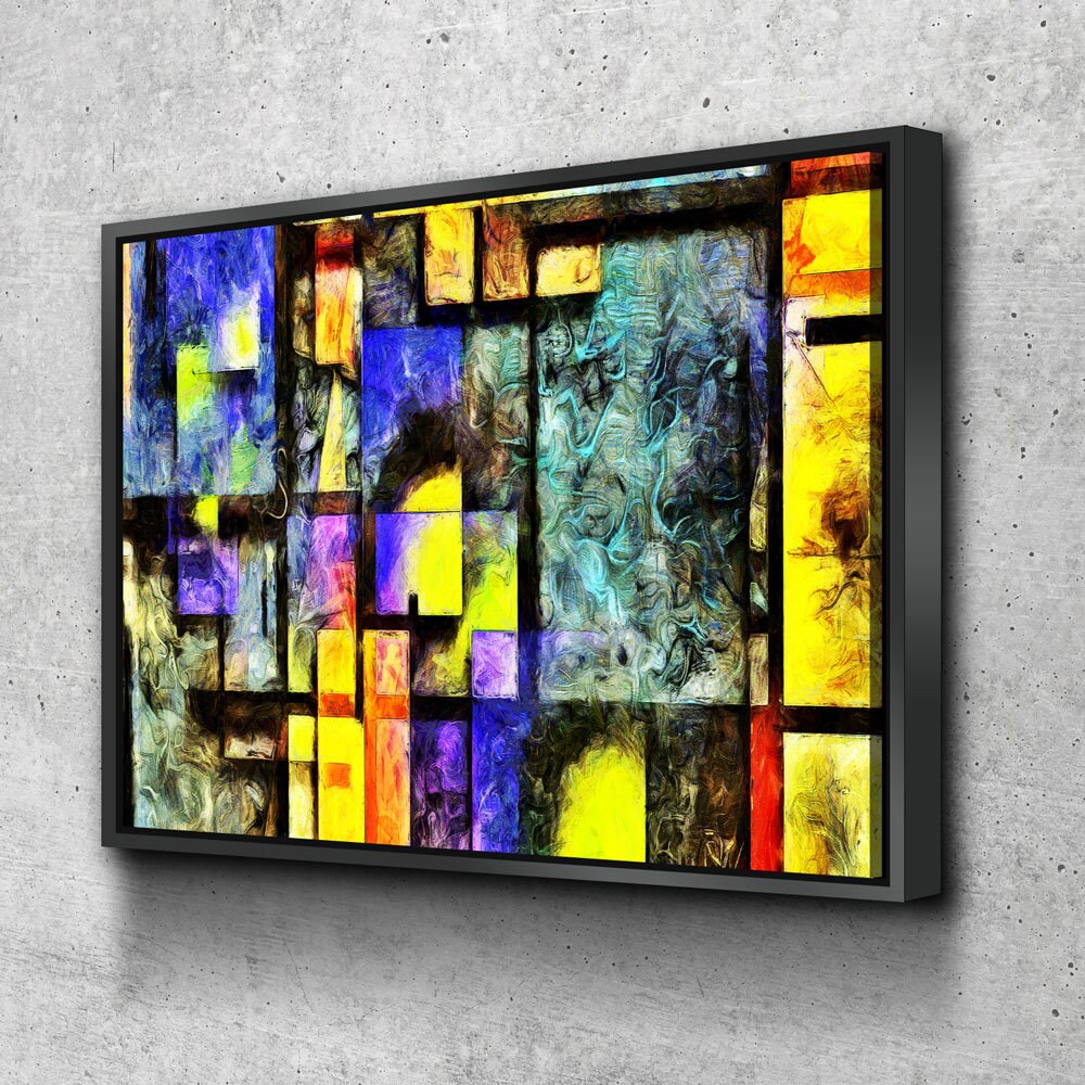 Abstract Visions Canvas Wall Art, Abstract Decor - Royal Crown Pro