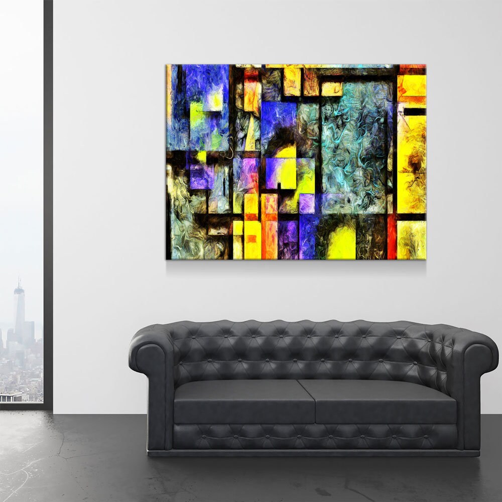 Abstract Visions Canvas Wall Art, Abstract Decor - Royal Crown Pro