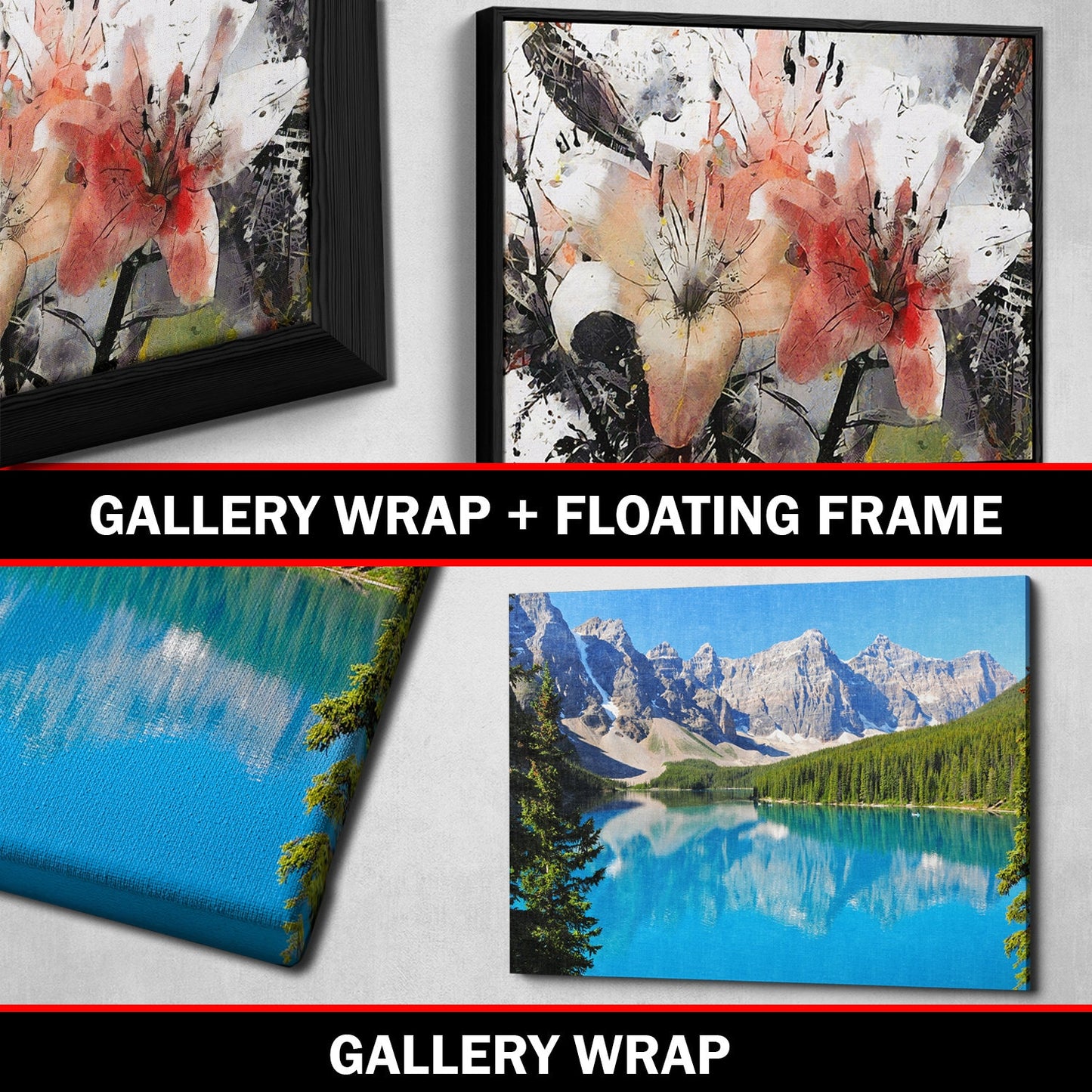 Abstract Visions Canvas Wall Art, Abstract Decor - Royal Crown Pro