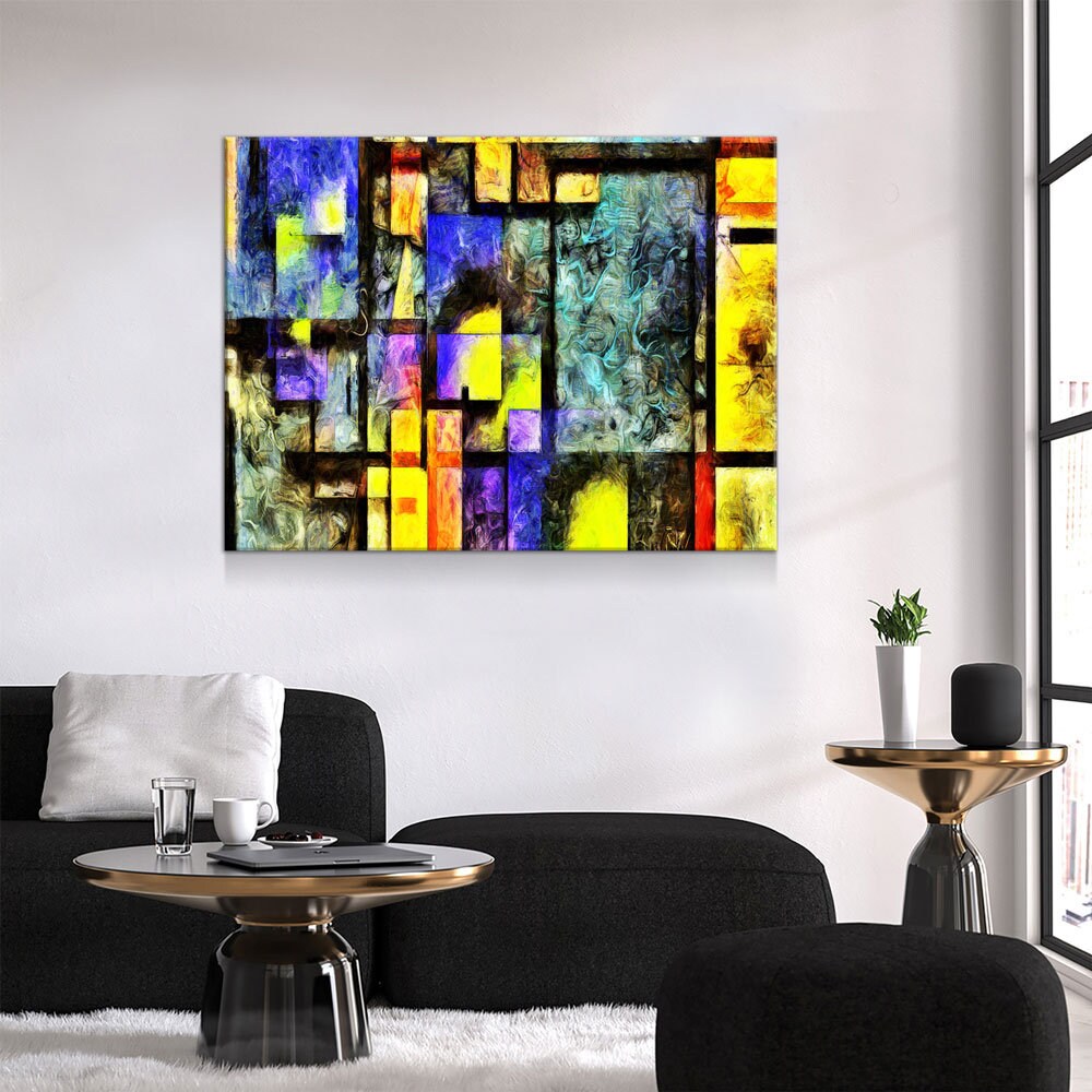 Abstract Visions Canvas Wall Art, Abstract Decor - Royal Crown Pro