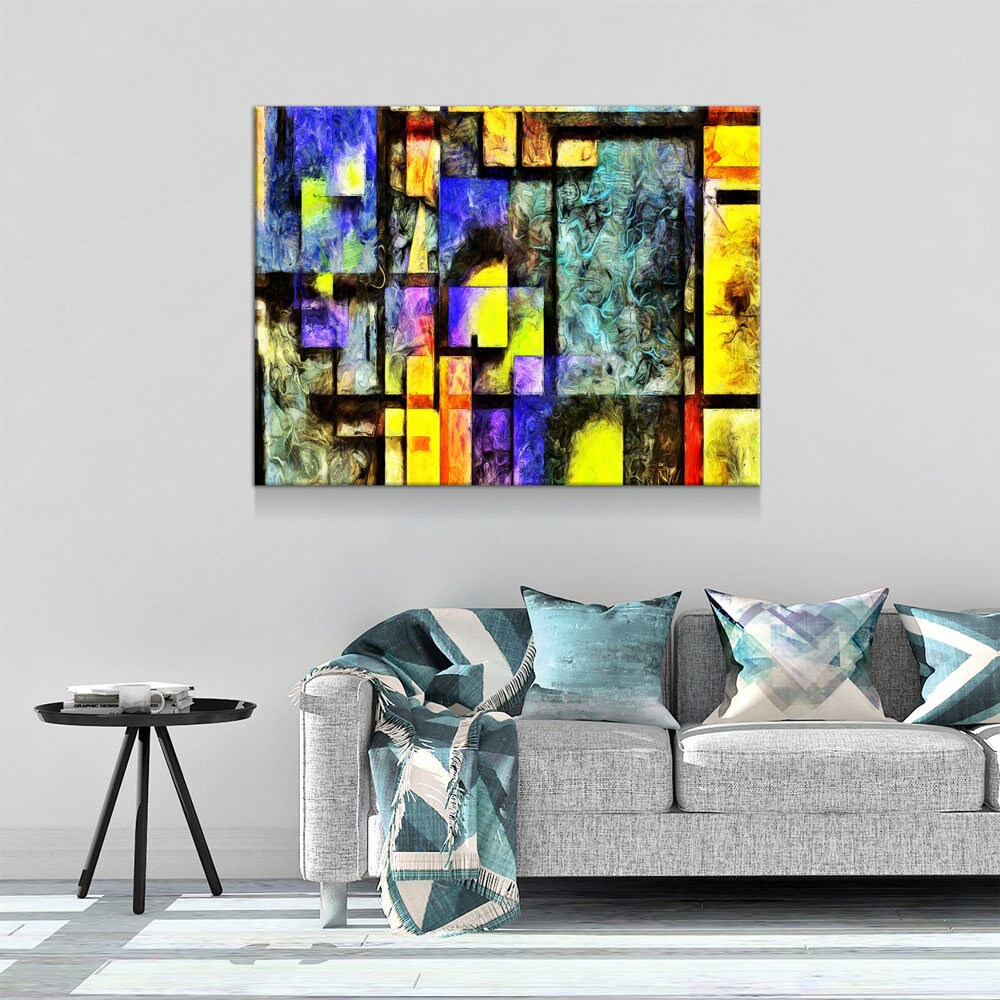 Abstract Visions Canvas Wall Art, Abstract Decor - Royal Crown Pro