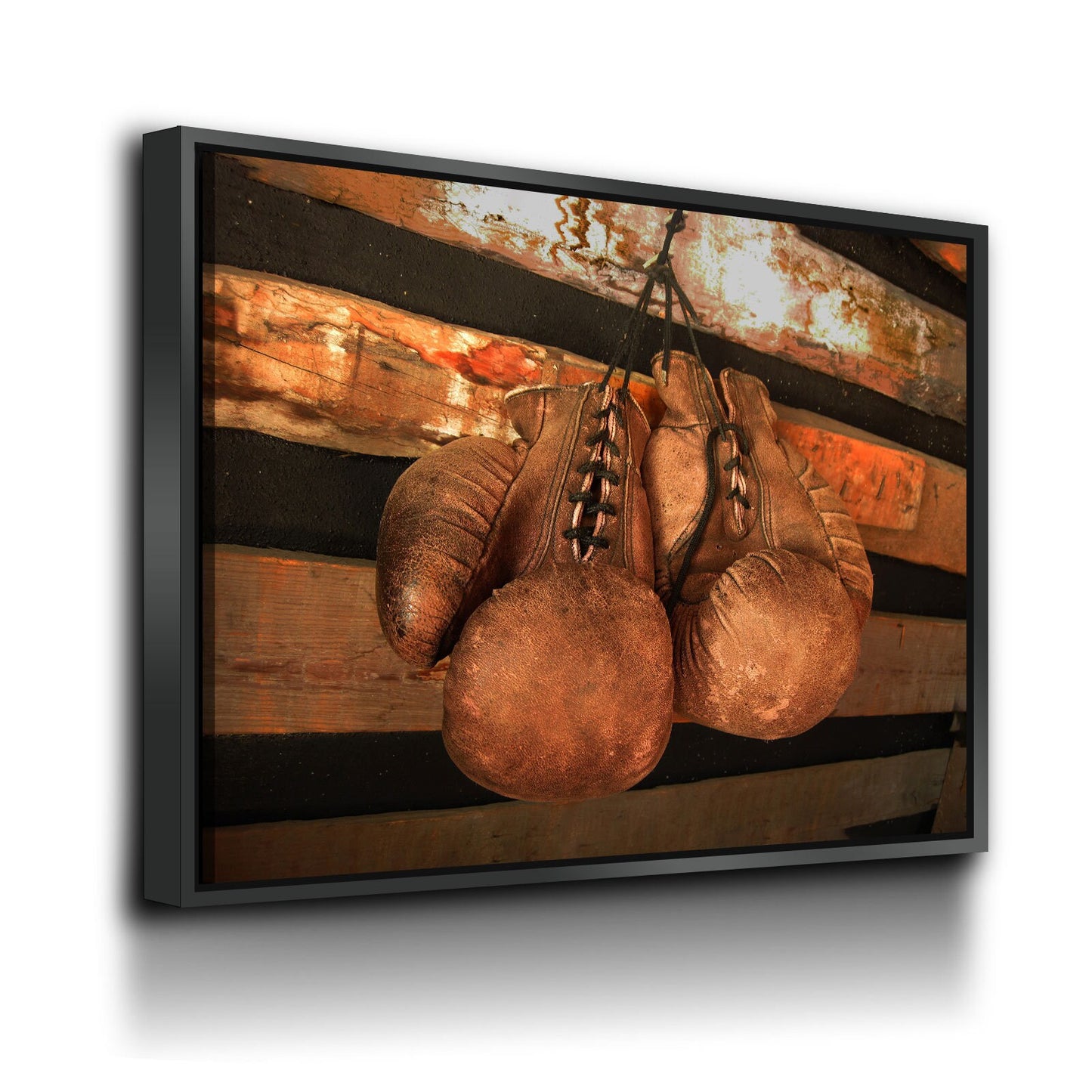 Boxing Gloves Vintage Canvas Wall Art, Boxing Art, Boxing Decor, Gym Decor, Boxer Art, MMA - Royal Crown Pro