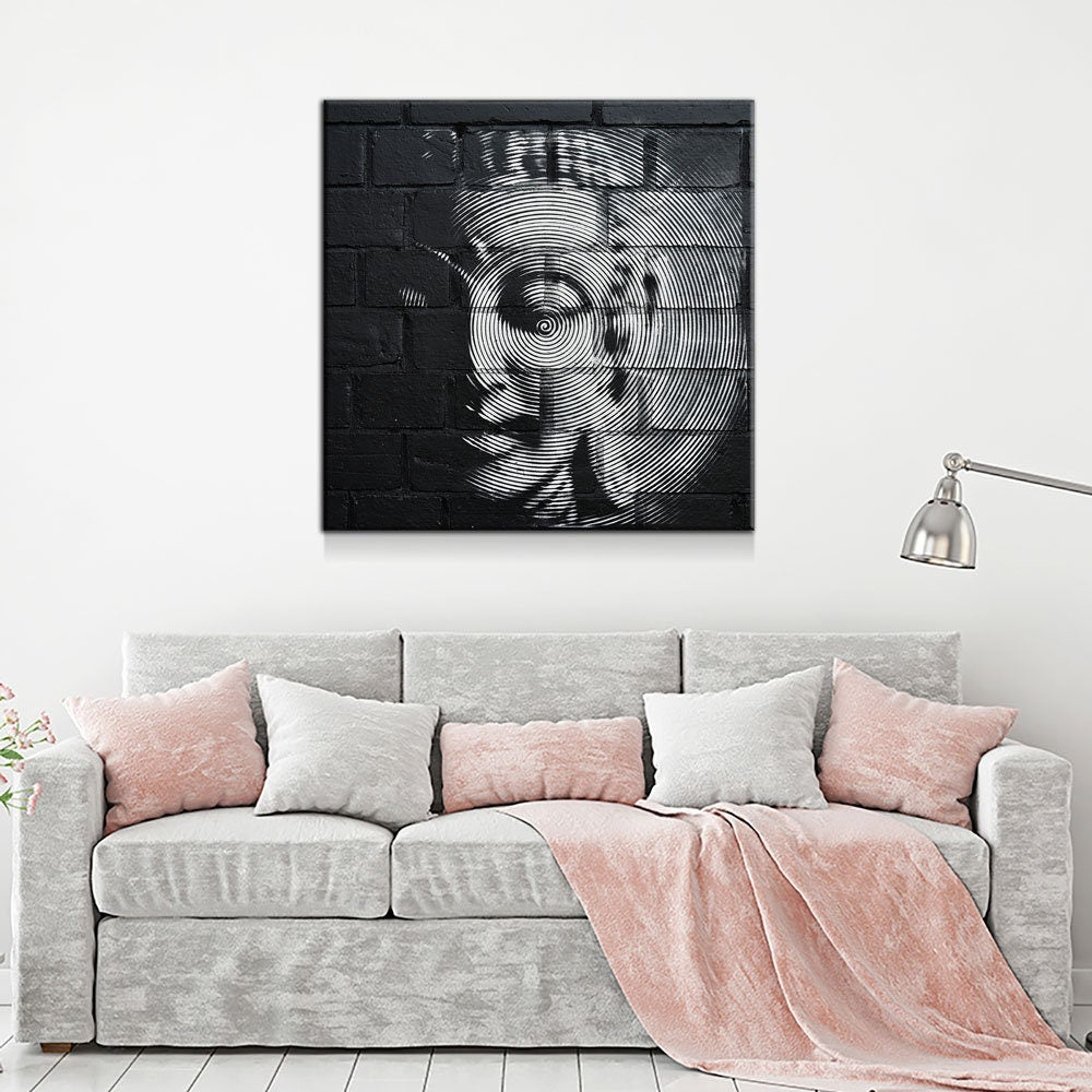 Buddha Wall Art, Buddha, Street Art, Canvas Wall Art, Home Decor, Buddha Head, Graffiti Art, Bristol, UK Art, Buddha Gift, Buddha Decor - Royal Crown Pro