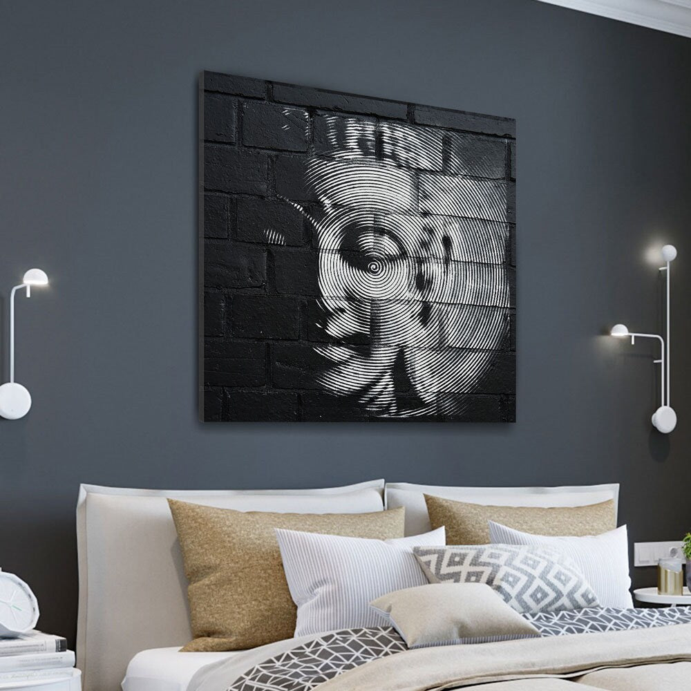 Buddha Wall Art, Buddha, Street Art, Canvas Wall Art, Home Decor, Buddha Head, Graffiti Art, Bristol, UK Art, Buddha Gift, Buddha Decor - Royal Crown Pro