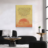 Waking Up This Morning, I Smile Motivational Canvas Wall Art, Thich Nhat Hanh Quote, Meditation Wall Art - Royal Crown Pro