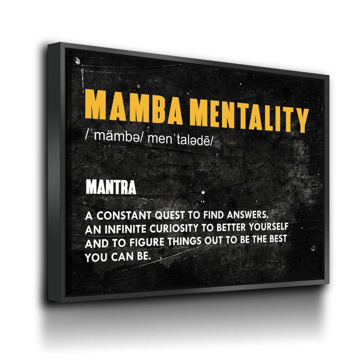 Mamba Mentality Canvas Wall Art - Royal Crown Pro