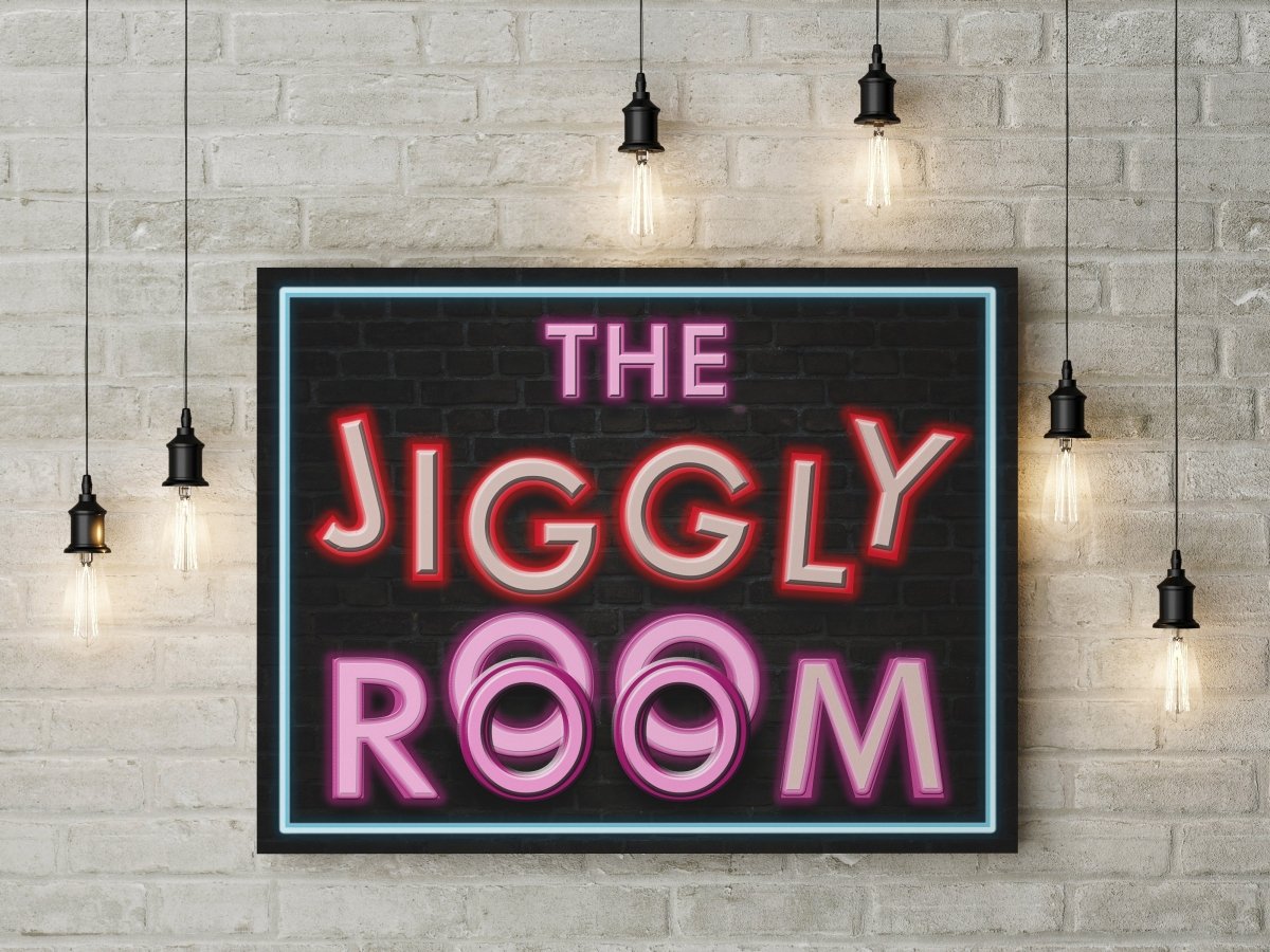 The Jiggly Room Framed Canvas Wall Art Al Bundy Favorite - Royal Crown Pro