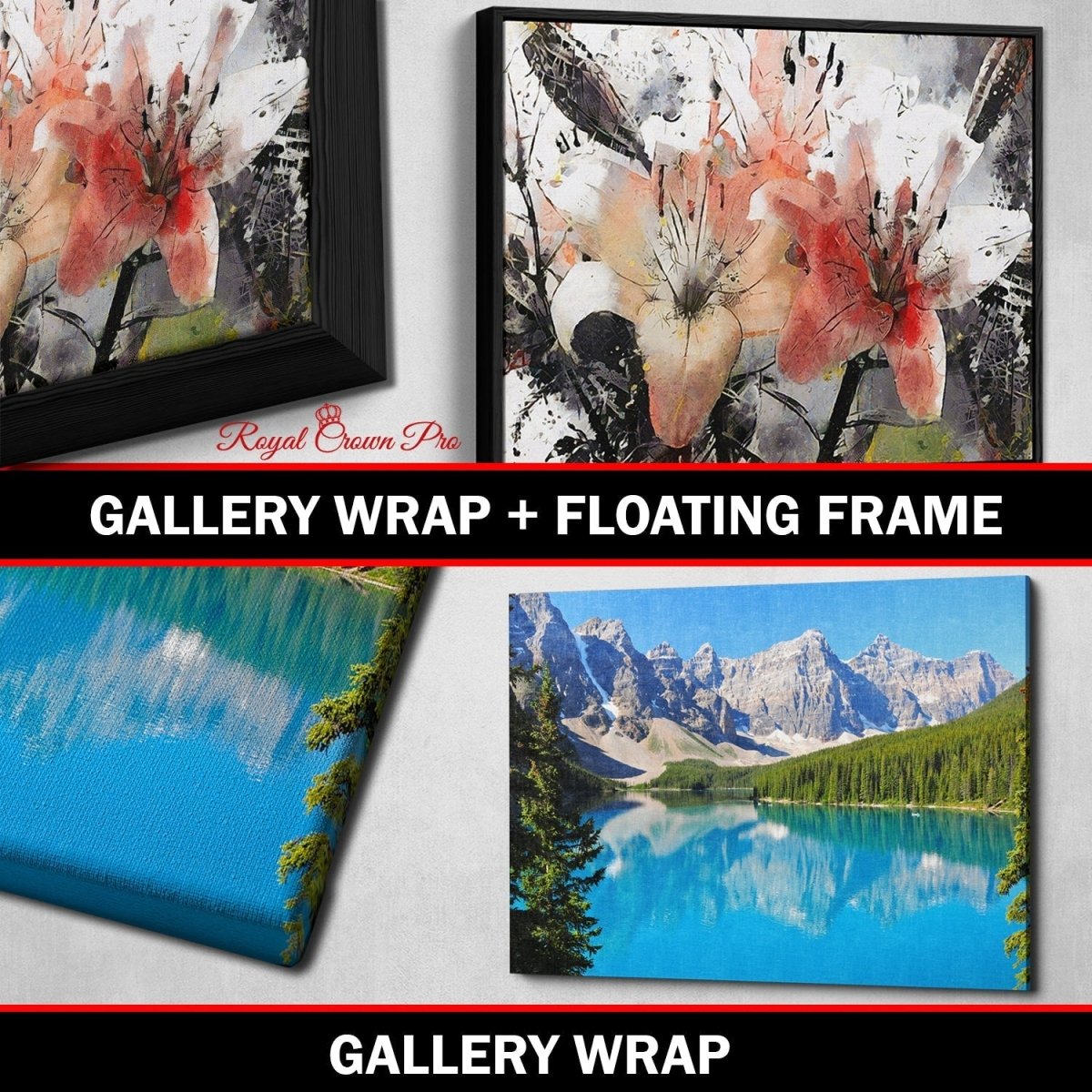 When You're Backed Against The Wall Canvas Wall Art, Suits Quote Vertical - Royal Crown Pro
