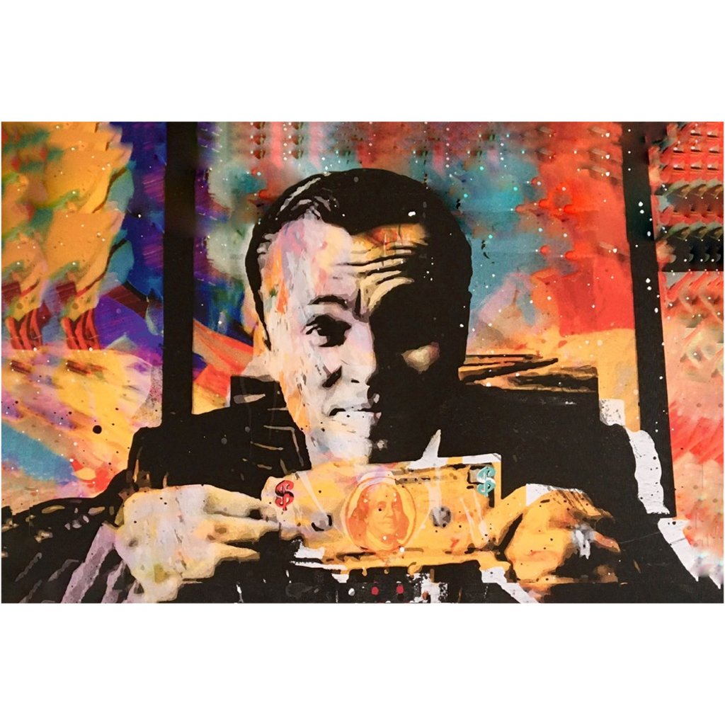 Wolf Of Wall Street Canvas Poster - Royal Crown Pro