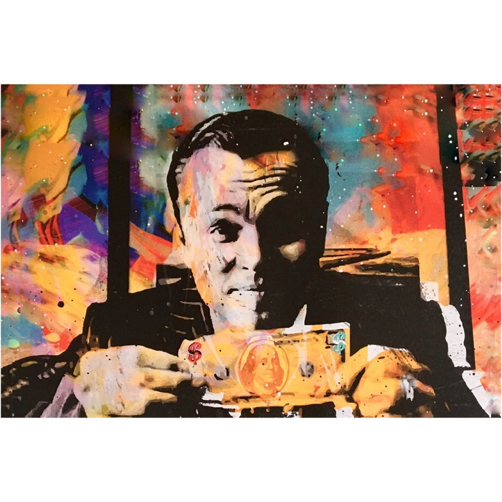 Wolf Of Wall Street Leonardo Dicaprio Motivational Art Poster - Royal Crown Pro