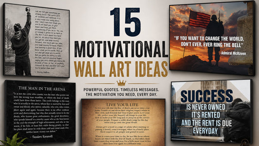 15 Motivational Wall Art Ideas