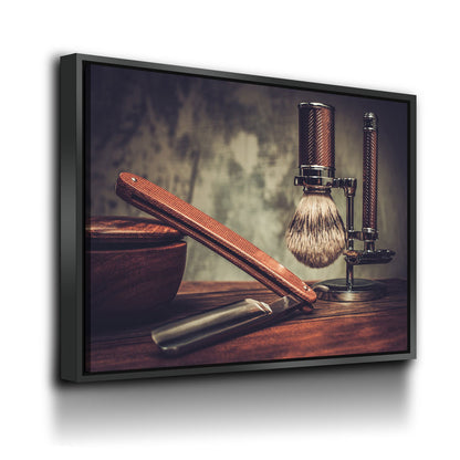 Barber Shop Vintage Canvas Wall Art, Barber Shop Decor - Royal Crown Pro