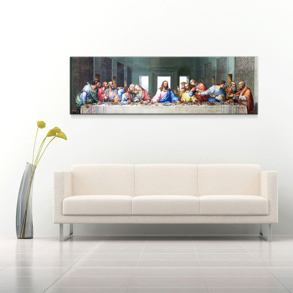 Last Supper Canvas Wall Art, Leonardo da Vinci, Da Vinci, The Last Supper Santa Maria delle Grazie Milan - Royal Crown Pro