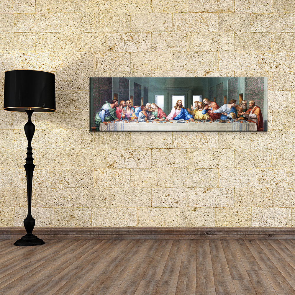 Last Supper Canvas Wall Art, Leonardo da Vinci, Da Vinci, The Last Supper Santa Maria delle Grazie Milan - Royal Crown Pro