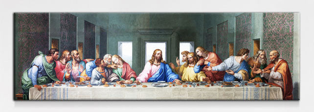 Last Supper Canvas Wall Art, Leonardo da Vinci, Da Vinci, The Last Supper Santa Maria delle Grazie Milan - Royal Crown Pro