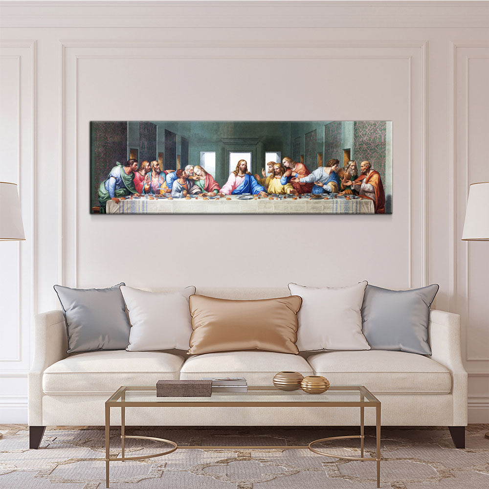 Last Supper Canvas Wall Art, Leonardo da Vinci, Da Vinci, The Last Supper Santa Maria delle Grazie Milan - Royal Crown Pro