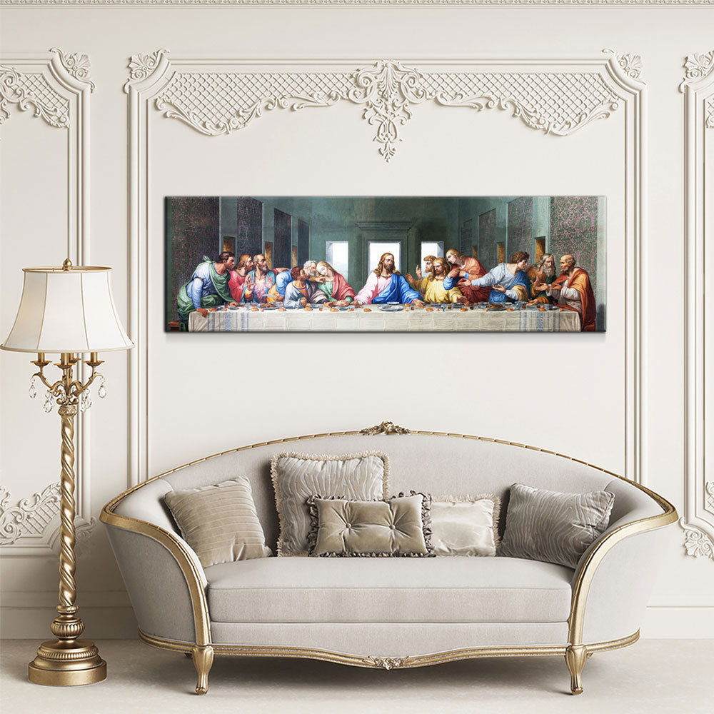 Last Supper Canvas Wall Art, Leonardo da Vinci, Da Vinci, The Last Supper Santa Maria delle Grazie Milan - Royal Crown Pro