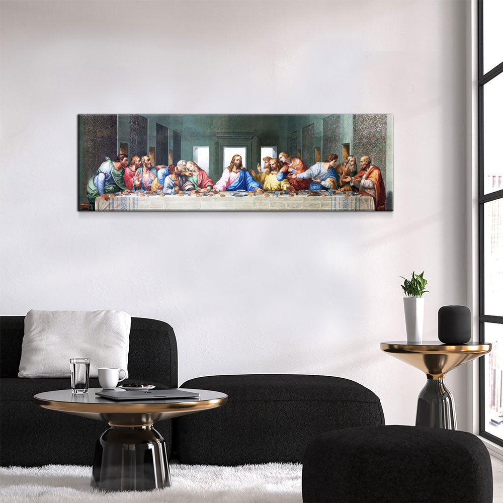 Last Supper Canvas Wall Art, Leonardo da Vinci, Da Vinci, The Last Supper Santa Maria delle Grazie Milan - Royal Crown Pro