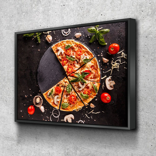 Pizza Canvas Wall Art, Pizza Place Decor, Restaurant Decor, Housewarming gift, Dining Room Art, Kitchen Art, Italian Pizza, Pizzeria Art - Royal Crown Pro