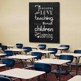 Teachers Decor, Canvas Wall Art, Teacher Gift, Classroom Decor, Classroom Decoration, Teacher - Royal Crown Pro