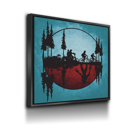 Upside Down World Canvas Wall Art - Royal Crown Pro