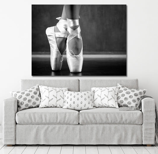 Ballerina Canvas Wall Art, Ballet Art, Ballerina Wall Art, Young Dancing Ballerina, Dance Decor, Dance Class - Royal Crown Pro
