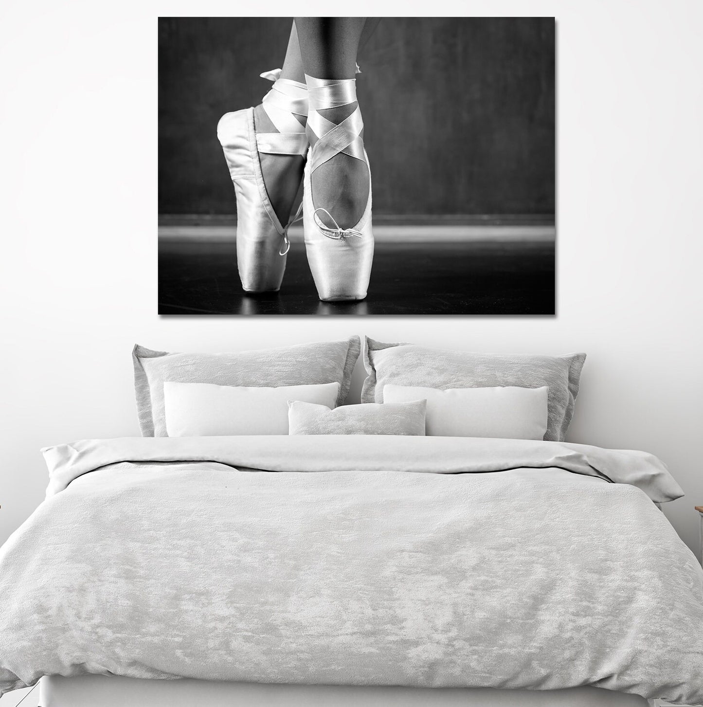 Ballerina Canvas Wall Art, Ballet Art, Ballerina Wall Art, Young Dancing Ballerina, Dance Decor, Dance Class - Royal Crown Pro
