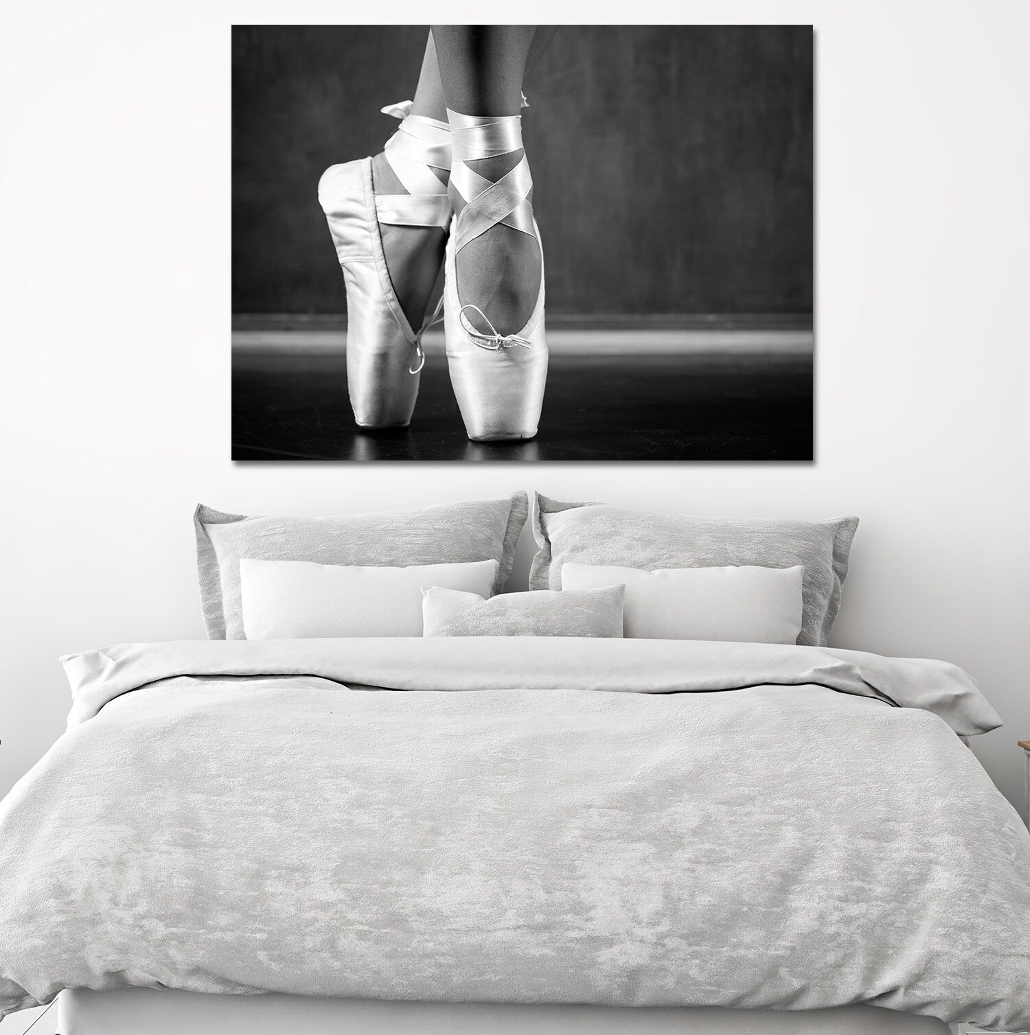 Ballerina Canvas Wall Art, Ballet Art, Ballerina Wall Art, Young Dancing Ballerina, Dance Decor, Dance Class - Royal Crown Pro