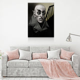 Dracula, Nosferatu Count Orlok, Vampire Canvas Wall Art, Nosferatu Print, Movie Home Decor, Bram Stoker, NOS4A2 - Royal Crown Pro