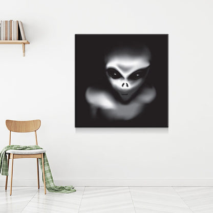 Aliens Among Us Canvas Wall Art – UFO & Extraterrestrial Decor - Royal Crown Pro