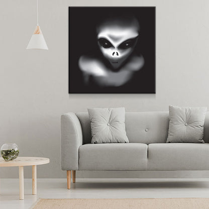 Aliens Among Us Canvas Wall Art – UFO & Extraterrestrial Decor - Royal Crown Pro