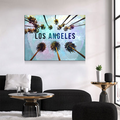 Los Angeles Canvas Wall Art, California Decor, Los Angeles Art, LA Wall Art, LA Decor - Royal Crown Pro