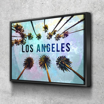 Los Angeles Canvas Wall Art, California Decor, Los Angeles Art, LA Wall Art, LA Decor - Royal Crown Pro