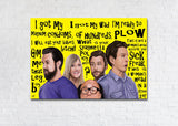 Always Sunny In Philadelphia Canvas Wall Art, Funny Sunny Quotes, Always Sunny, Home Decor, Danny Devito - Royal Crown Pro