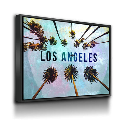 Los Angeles Canvas Wall Art, California Decor, Los Angeles Art, LA Wall Art, LA Decor - Royal Crown Pro