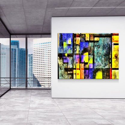 Abstract Visions Canvas Wall Art, Abstract Decor - Royal Crown Pro