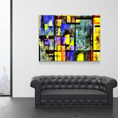Abstract Visions Canvas Wall Art, Abstract Decor - Royal Crown Pro
