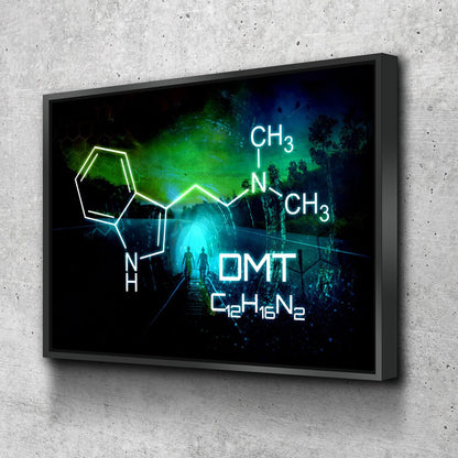 The Spirit Molecule Canvas Wall Art, Trippy Decor, Ayahuasca Decor - Royal Crown Pro