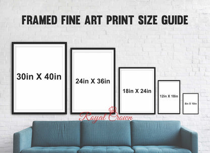 Every Hour Is Happy Hour Framed Fine Art Print, Feminist Attitude, Black & White Female Print - Royal Crown Pro