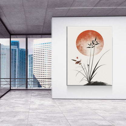 Japandi Minimalist Style Canvas Wall Art, Japandi Art, Japanese Wall Art, Japandi Decor, Japandi Zen Wall Art, Minimalist Art, Earthy Art - Royal Crown Pro