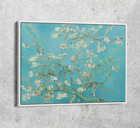 Vincent Van Gogh Almond Blossom Canvas Wall Art, Vincent Van Gogh Art Print, Almond Blossom Print, 1890 Vintage Art Print, Japanese Ukiyo-e - Royal Crown Pro