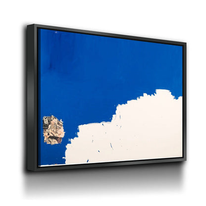 Untitled Blue, Abstract Art, Modern Wall Art, Neo Expressionism - Royal Crown Pro