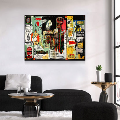 Graffiti Street Art Canvas Wall Art, Abstract Art - Royal Crown Pro