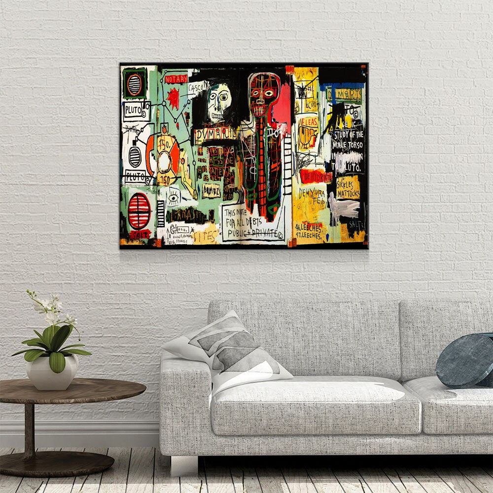 Graffiti Street Art Canvas Wall Art, Abstract Art - Royal Crown Pro