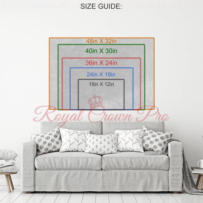 Success Canvas Wall Art, See Your Goal, Understand The Obstacles, Success Quotes, Motivational Wall Art - Royal Crown Pro