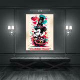 Steamboat Willie 1928 Canvas Wall Art, Surreal Steamboat Willie 1928, Vintage Poster Style Steamboat Willie 1928 - Royal Crown Pro
