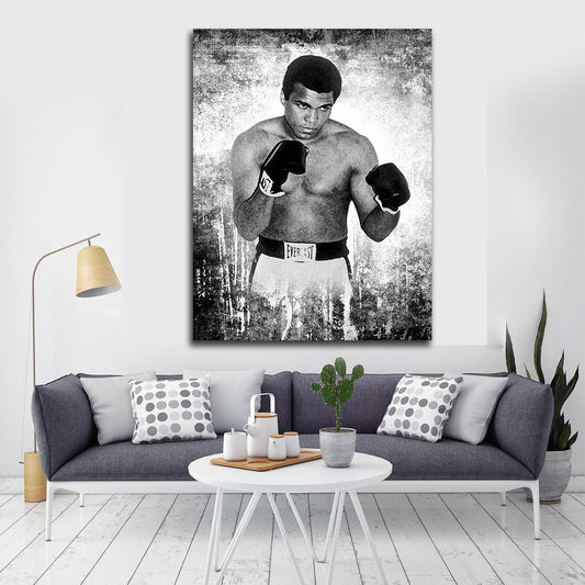 ALI The Louisville LIP Framed Canvas Wall Art - Royal Crown Pro