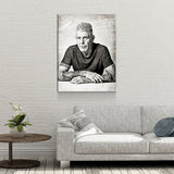 Anthony Bourdain Canvas Wall Art - Royal Crown Pro
