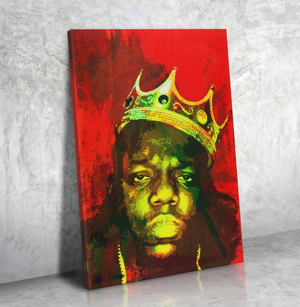 Biggie Smalls Luke Cage Inspired Wall Art Canvas The Notorious B.I.G. - Royal Crown Pro